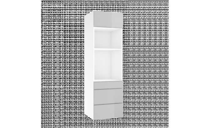 Высокий кухонный шкаф TSZPM 60 VEGAS LIGHT GREY